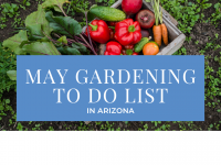 May gardening to do list